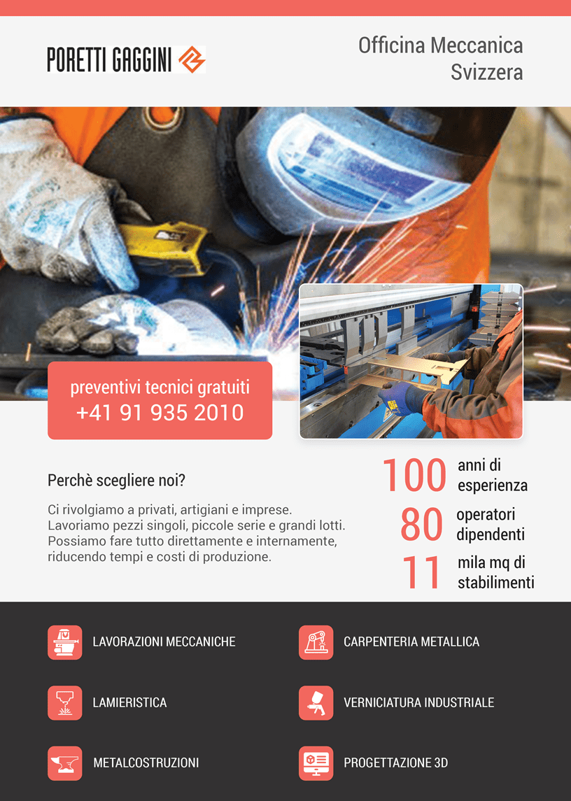 Piegatura lamiere Locarno